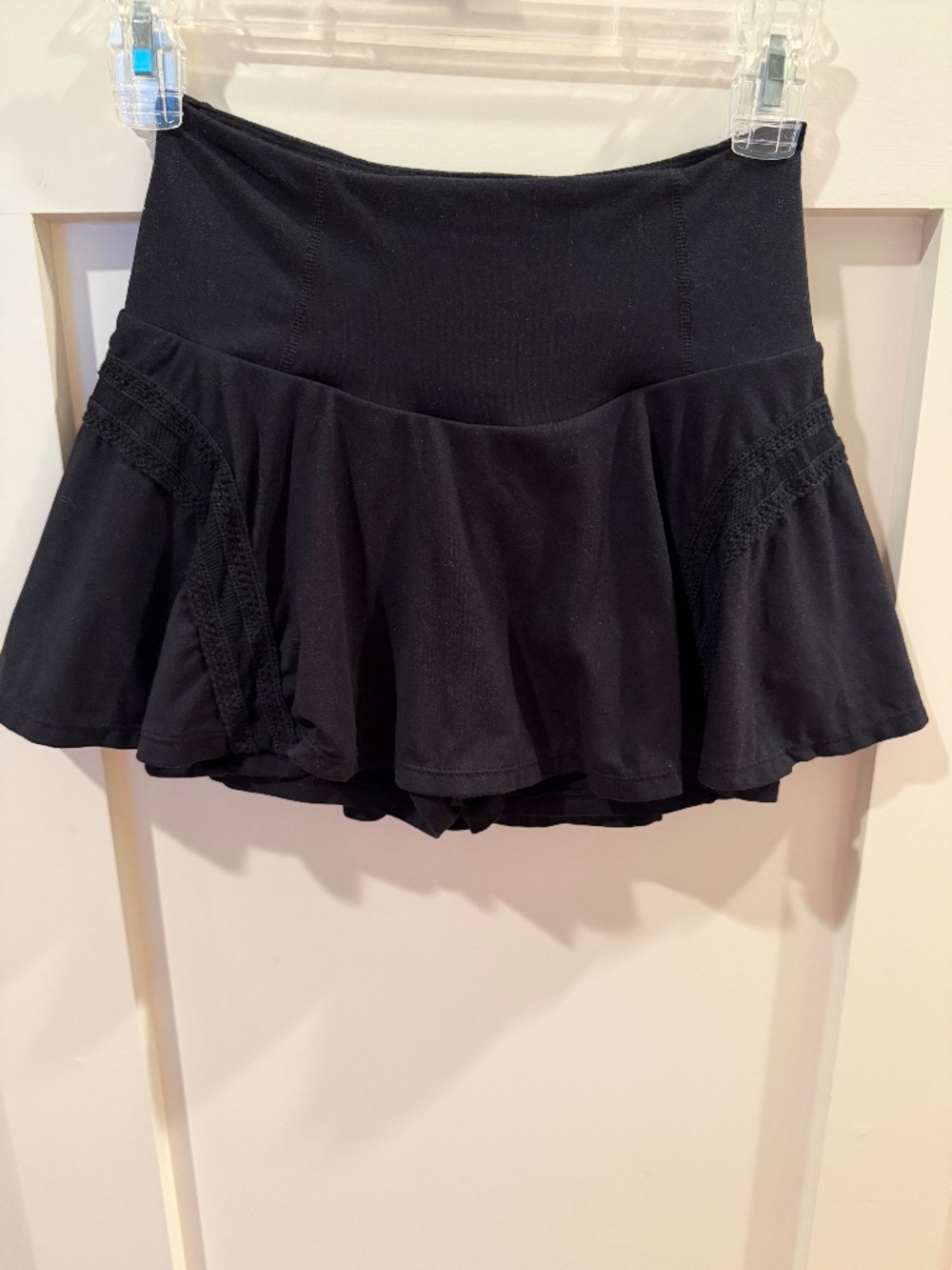 FP Movement by Free People Pleats and thank you Black Flared Active Skirt